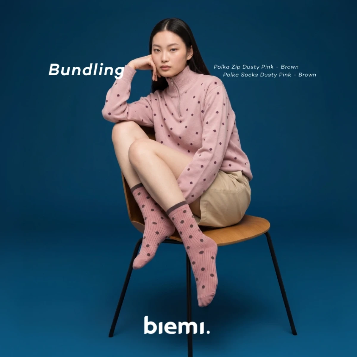 Bundle Polka Collection: Polka Polar Zip and Socks Bundling