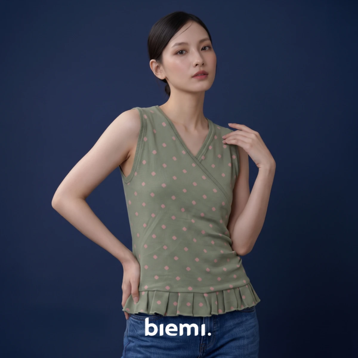 Bianca Polka Top